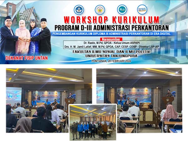 Workshop Kurikulum Program Studi Diploma III Administrasi Perkantoran FISIP UNTAN 2024