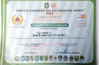 Juara II PORPROV Angkat Besi CLEAN n JERK – Wuri Asmaul Hasanah